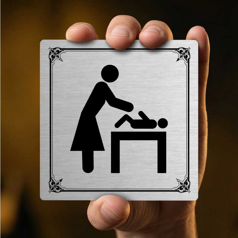 Přebalovací pult, 80x80mm, pergamen, Nevada